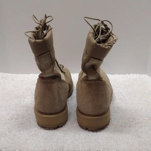 Men's Rocky Tan Military Hot Weather Army Combat Boots Size 11.5W - Picture 2 of 15